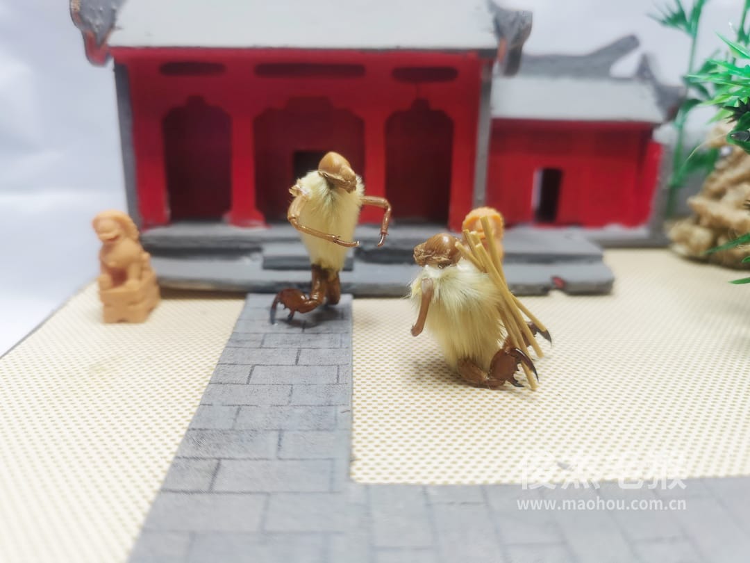 负荆请罪_大型北京毛猴作品_鸡翅木木托+方形玻璃罩2.jpg 负荆请罪_大型北京毛猴作品_鸡翅木木托+方形玻璃罩2.jpg